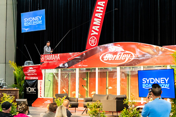Sydney Boat Show Fishing demo