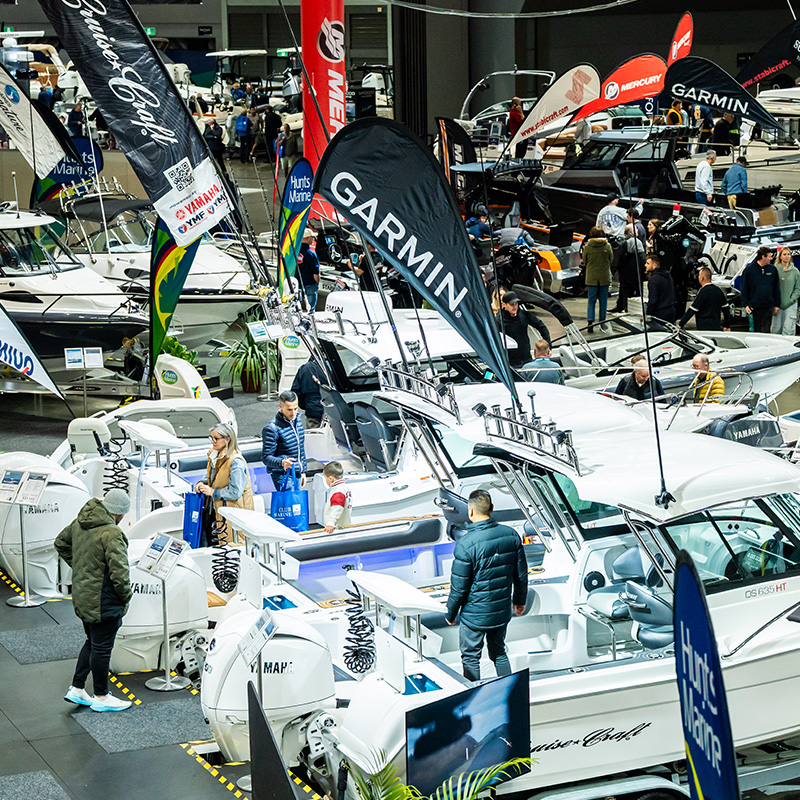 Crowd at the Sydney Boat Show